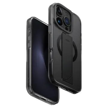 Ốp lưng magsafe iPhone 16 Pro nhựa cứng, có giá đỡ Heldro Max Magclick UNIQ Vapour Smoke