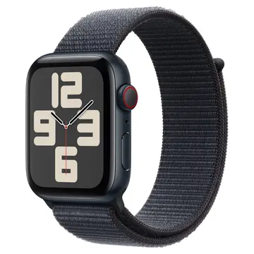 Đồng hồ Apple Watch SE 2024 GPS + Cellular 44mm Viền Nhôm Đêm Xanh Thẳm Dây Vải MXGN3SA/A