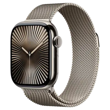 Apple Watch Series 10 GPS + Cellular 42mm Viền Titan Dây Milanese