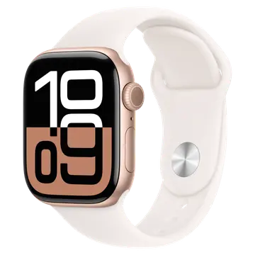 Apple Watch Series 10 GPS 42mm Viền nhôm Dây cao su cỡ S/M