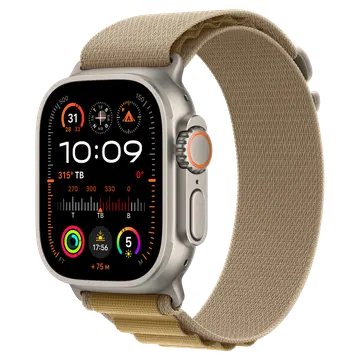 Apple Watch Ultra 2 2024 GPS + Cellular 49mm Viền Titan Tự Nhiên Dây Alpine M