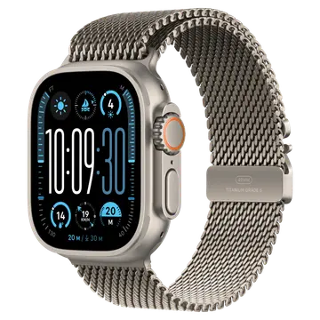 Apple Watch Ultra 2 2024 GPS + Cellular 49mm Viền Titan Tự Nhiên Dây Milanese M