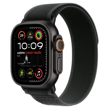 Apple Watch Ultra 2 2024 GPS + Cellular 49mm Viền Titan Đen Dây Trail M/L