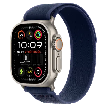 Apple Watch Ultra 2 2024 GPS + Cellular 49mm Viền Titan Tự Nhiên Dây Trail M/L
