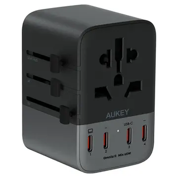 Củ sạc đa năng nhiều cổng Aukey PA-TA08A PD 65W
