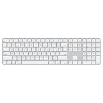 Bàn phím không dây Magic Keyboard with Touch ID and Numeric Keypad 2024 White MXK73ZA/A