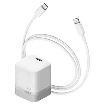 Bộ sạc nhanh Cuktech 40W 1 cổng kèm cáp Type-C to Type-C 1M Mini AC301