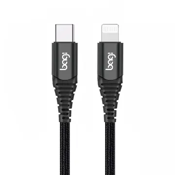Cáp sạc MFI Type C to Lightning CCA008 dây bọc Poly 1m