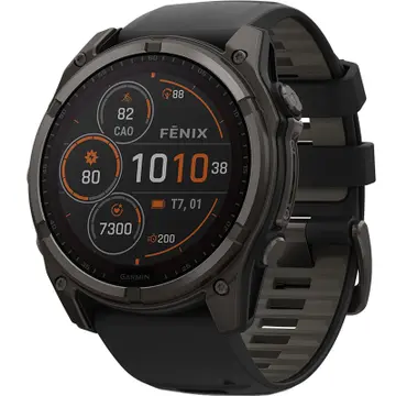 Garmin Fenix 8 Sapphire Solar Titanium 51mm