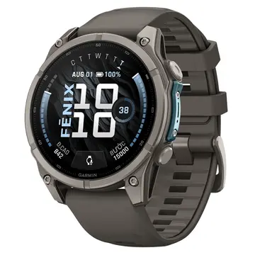 Garmin Fenix 9 Titanium 47mm AMOLED Dây Silicone