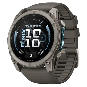 Garmin Fenix 9 Titanium 51mm AMOLED Dây Silicone