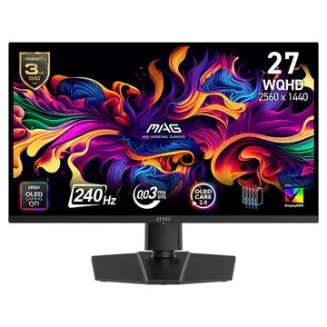 Màn hình Gaming MSI MAG 273QP QD-OLED X24/27inch QHD (2560x1440)/OLED 240Hz