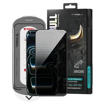 Miếng dán màn hình kính cường lực chống nhìn trộm Mipow iPhone 18 Pro Max