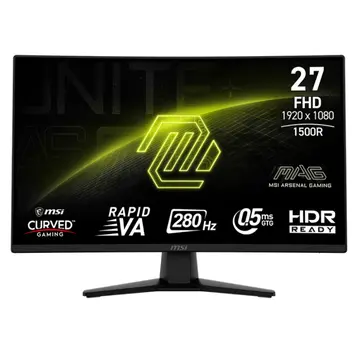 Màn hình cong Gaming MSI MAG 274CXF/27inch FHD (1920x1080)/VA 280Hz/Cong 1500R