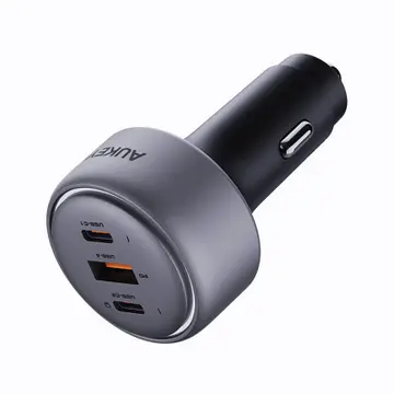 Tẩu sạc nhanh xe hơi 3 cổng 100W (2 USB-C + USB-A) CC-P3 Aukey