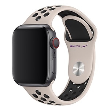 Dây đeo Apple Watch 40mm Desert Sand/Black Nike Sport Band S/M & M/L