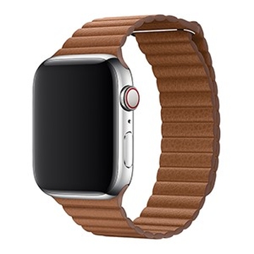 Dây đeo Apple Watch 44mm Saddle Brown Leather Loop Size XL