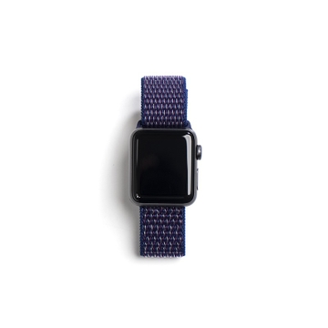 Dây đeo Apple Watch S3/S4/S5 - 40mm Vải Nylon Watchband i.Value Indigo