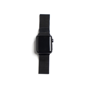 Dây đeo Apple Watch S3/S4/S5 - 40mm Inox Stainless Steel Watchband i.Value Black Đen