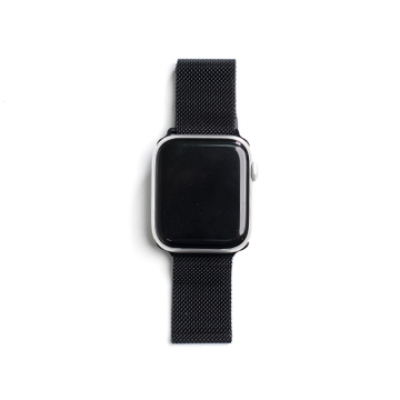 Dây đeo Apple Watch S3/S4/S5 - 44mm Inox Stainless Steel Watchband i.Value Black Đen