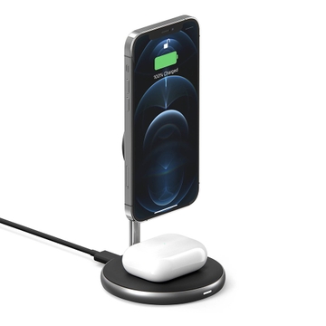 Sạc Magsafe không dây 2in1 Hyperjuice 7.5W (iPhone 12 - 13  Series & Airpods)