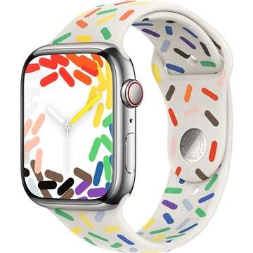 Phụ kiện Apple Dây đeo Apple Watch 45mm Cao su Pride Edition MRTN3FE/A