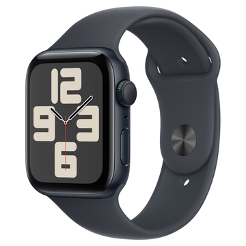 Apple Watch SE 2024 GPS 44mm Viền Nhôm Dây Cao Su S/M