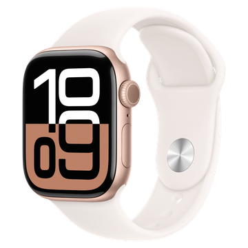 Apple Watch Series 10 GPS 42mm Viền nhôm Dây cao su cỡ S/M