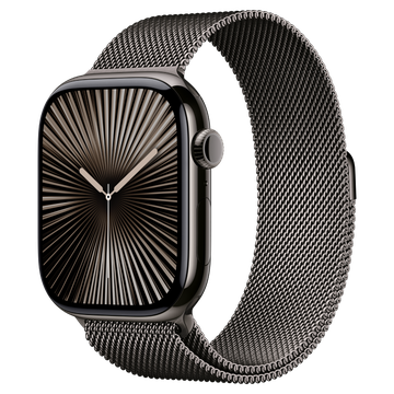 Apple Watch Series 10 GPS + Cellular 46mm Viền Titan Dây Milanese