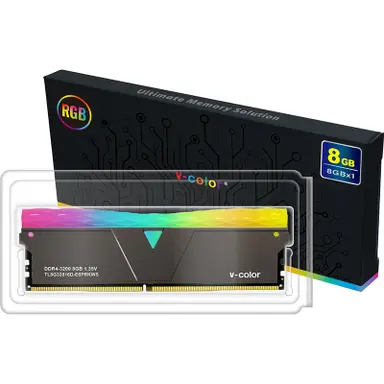 RAM V-Color Prism Pro RGB 8GB 3200MHz DDR4 | Màu đen