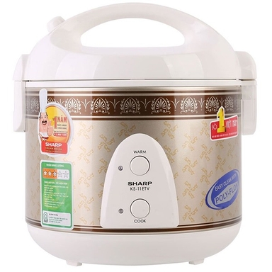 Nồi cơm điện Sharp 1 lít KS-11ETV RB