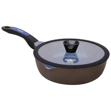 Chảo nhôm chống dính vân đá đáy từ Kangaroo 26cm KG213L