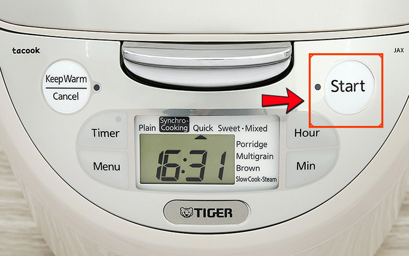 Cách chỉnh giờ nồi cơm điện Tiger (ảnh 3))