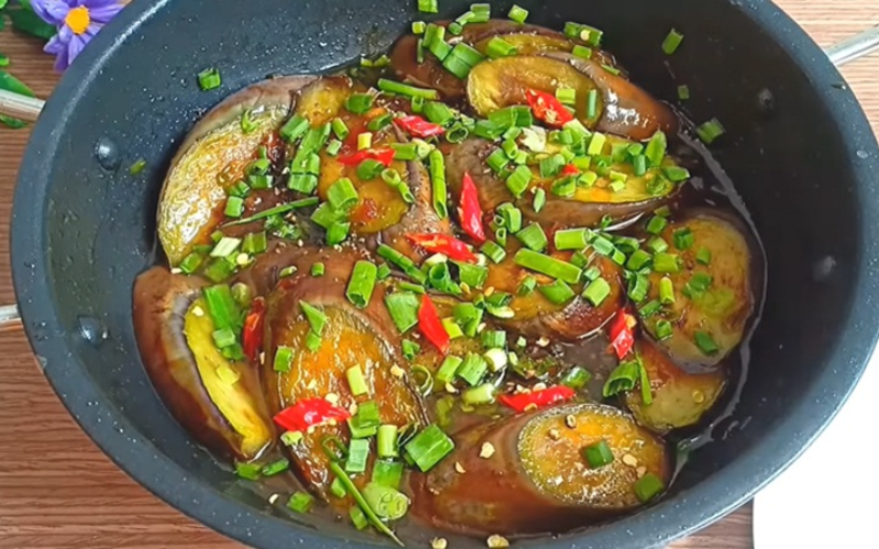 Cà tím nấu chay (ảnh 3)