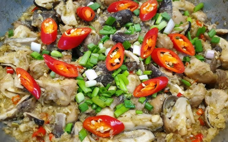 nấm rơm xào chay (ảnh 6)