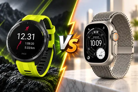 So sánh Apple Watch Ultra 3 và Garmin Forerunner: Khác biệt giữa smartwatch cao cấp và đồng hồ chạy bộ chuyên sâu