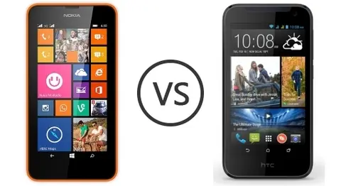 So sánh HTC Desire 210 Dual Sim và Nokia Lumia 630