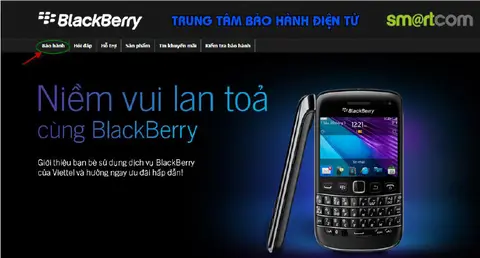 Kích hoạt và kiểm tra bảo hành BlackBerry của các nhà nhập khẩu Brightstar – Brightpoint – Sma@rtcom