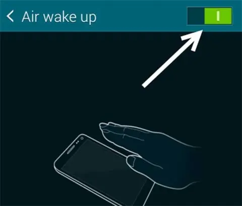 Mở màn hình khóa Samsung Galaxy S5 mà không cần chạm vào điện thoại