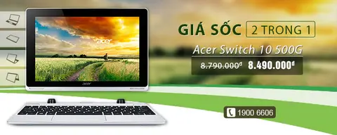Đập hộp Acer Aspire Switch 10