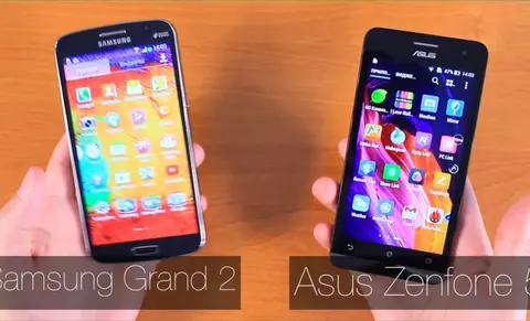 So sánh phần cứng và giá bán của Asus Zenfone 5 vs Samsung Galaxy Grand 2