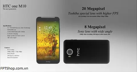 Giá và ngày ra mắt dự kiến của HTC One M10