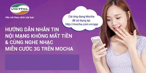 Hướng dẫn nhắn tin miễn phí Viettel qua Mocha