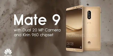 Mate 9 được xác nhận có camera kép 12+20 MP cực đỉnh ở mặt sau