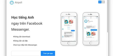 Học tiếng Anh "siêu dễ" ngay trên ứng dụng Facebook Messenger