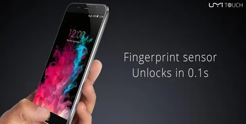 UMI Touch mở khóa vân tay 0,1s, nhanh hơn iPhone 6s Plus