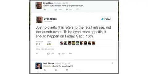 Lộ diện ngày bán ra của iPhone 7