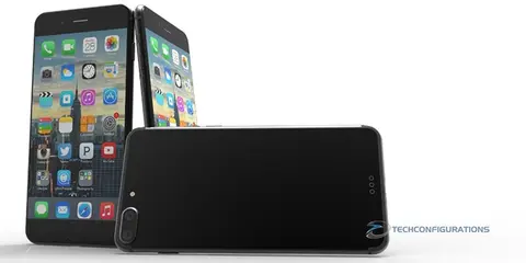 Hình ảnh iPhone 7 Plus với camera kép và phím Home cảm ứng