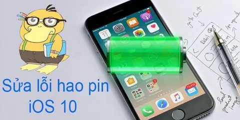 Hướng dẫn sửa lỗi hao pin của iOS 10 trên iPhone, iPad và iPod Touch