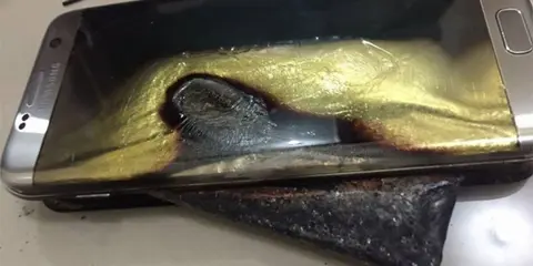 Galaxy Note 7 tự bốc cháy trong kho của Samsung